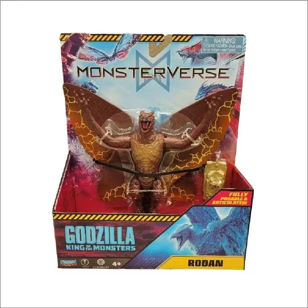 Godzilla 6 ′ ′ 6inch King of the Monsters Rodan, Titanus Scylla của Playmates Toys