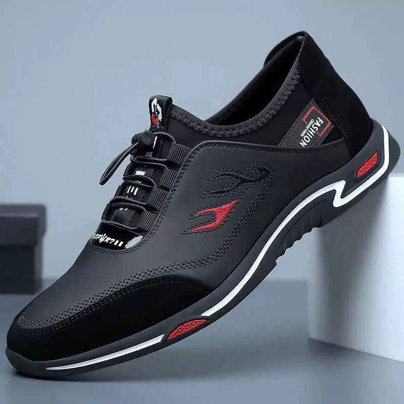 Giày Nam Đế Mềm Mùa Xuân Hợp Thời Trang Giày Da Anh Giày Slip-On Giày Da Nam G6ZT