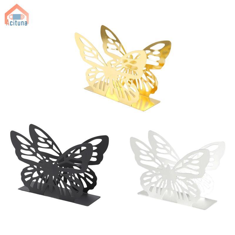 Hộp đựng khăn giấy hình con bướm, dùng cho bàn ăn, quán cà phê, khách sạn, đám cưới