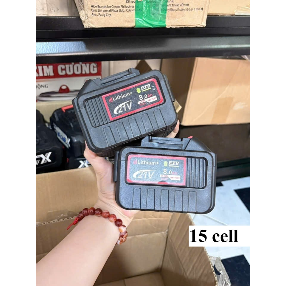 Pin Sạc 10 Cell - 15 Cell , Pin Máy Khoan Tương Thích Mọi Dòng Máy Chân ...