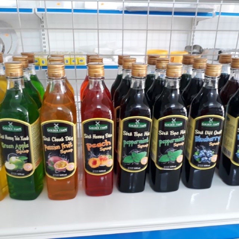 Siro Golden Farm 520ml Các Vị – Tăng Hương Vị Cho Đồ Uống