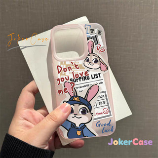 Ốp Cho IPhone 15 13 17 16 11 12 14 Pro Max 16 14 7 8 15Plus XR X XS Max Air SE2020 Ốp lưng cặp đôi Nick & Judy dễ thương