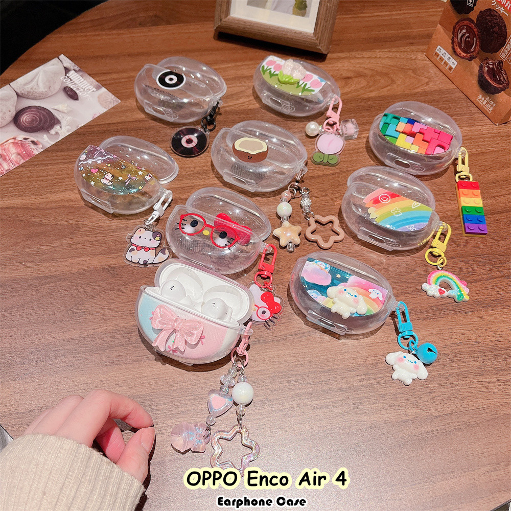 [Ngôi sao tương lai] Dành cho vỏ OPPO Enco Air 4 Vỏ silicon mềm DIY Vỏ tai nghe mèo sáng tạo