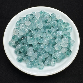((20 Hạt) Bí Ngô và Hoa Mai 8x5mm - Phụ Kiện DIY Vòng Tay