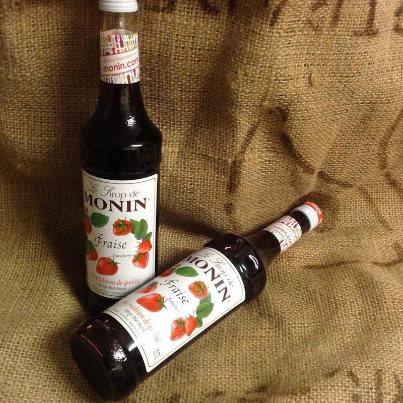 Siro Monin Dâu Tây Strawberry 70cl, Nguyên Liệu Pha Chế Chuyên Nghiệp, Syrup Nhập Khẩu Pháp