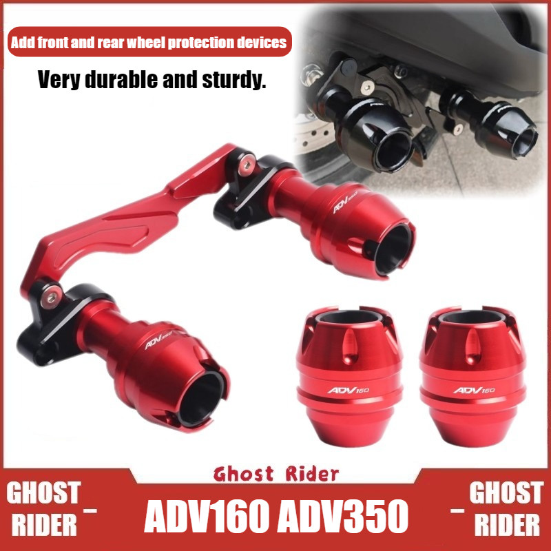 Dành Cho Xe HONDA ADV160 ADV350 Xả Thanh Trượt Tai Nạn Bóng Phía Trước Phía Sau Bảo Vệ Thanh Bảo Vệ