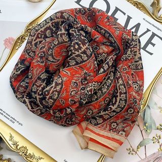 Khăn Choàng Lụa Nữ - Thời Trang Mới, Thiết Kế Retro, Chống Gió - Khăn Đi Biển LPUG