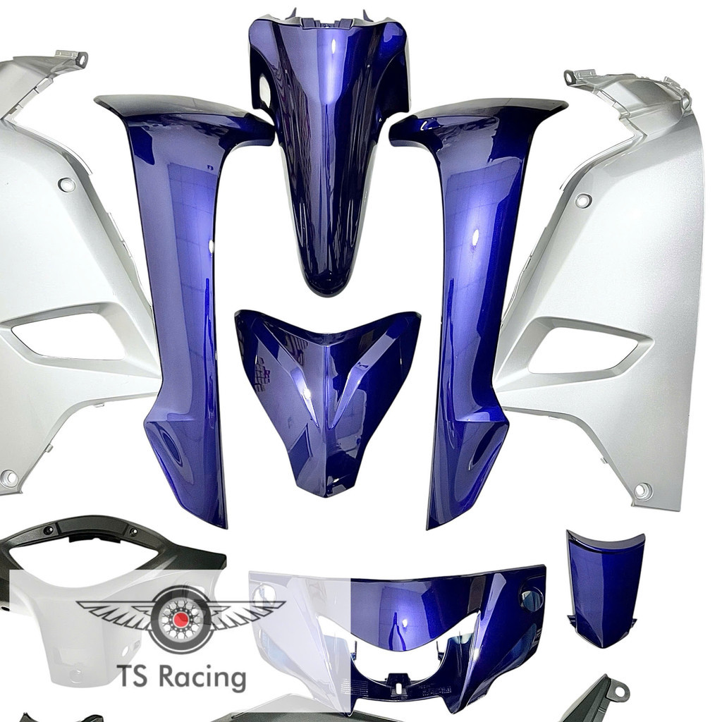 Dàn áo wave a 110 (2017-2025) xanh mực xanh đen - tặng team 3 lớp