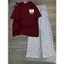 sét Bộ quần hoạ tiết nơ + kết hợp áo phông tay lỡ unisex -CHỮ BABY BEARS -quanao94