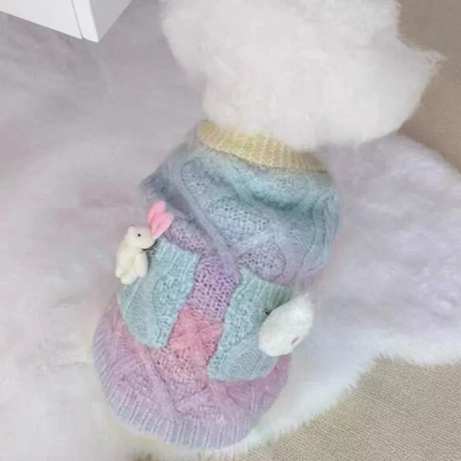 Áo len mùa thu cho thú cưng Teddy / Bichon / Pomeranian / Schnauzer Chó nhỏ