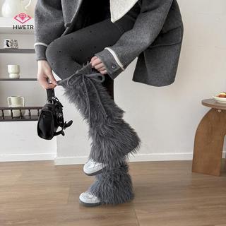 Boots còng chân bé gái mùa đông, ấm áp với chi tiết bông tai kẹp ngọt nơ lông thú sang trọng