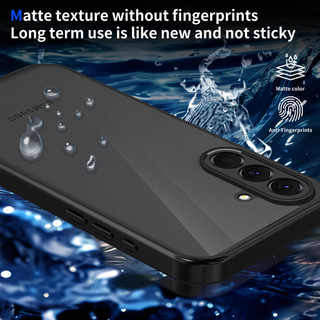 Dành Cho Samsung Galaxy A17 / M17 5G Ốp điện thoại Cứng Mờ Da-Cảm Giác Mềm Khung TPU Chống Sốc Mỏng Vỏ