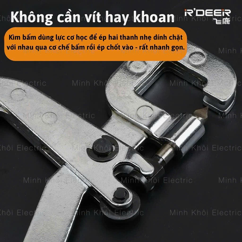 Kìm bấm xương cá thạch cao HR-612,kìm bấm khung xương thạch cao,kìm bấm keel,kìm bấm khung trần kìm bấm liên kết xương