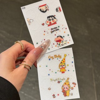 Hoạt Hình Pooh Stitch Long Lanh Rỗng Mờ Ống Kính Miếng Dán Cho iPhone 17 Pro Max 17 Pro Mềm Phim Ống Kính Đế Hai Miếng Mỗi Bộ