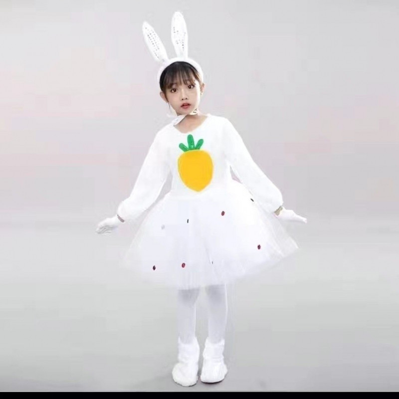 💕Chỗ💕 Quần Áo Trẻ Em Động Vật Múa 3 Đến 14 Tuổi Thỏ Nhỏ Trang Phục Quần Áo Cho Bé Gái Trới Lạ Halloween Giáng Sinh