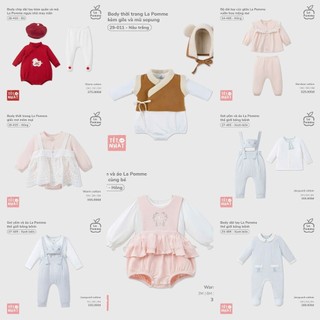 TẾT La Pomme Bộ sưu tập sơ sinh, baby 0m-12m T12.3