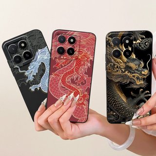 Ốp Lưng Cho Honor X5b Plus Vỏ Bảo Vệ Camera Hoạt Hình Dễ Thương Thỏ Mèo Silicon Lỏng Vỏ Mềm Cho HonorX5b Plus Capa