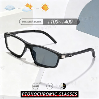 Kính Photochromic loại lò xo thể thao dành cho nam nữ Chống ánh sáng xanh Kính đọc sách siêu nhẹ