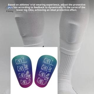 ELBBKG 1 Cặp Bóng Đá Shin Pad Chống Mài Mòn Chống Sốc Bảo Vệ Chân Nhẹ Di Động Huấn Luyện Chân Ban Mới