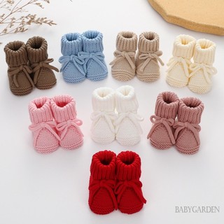 0-12 tháng Bé Trai Bé Gái Giày Dệt Kim Đế Mềm Đầu Tiên Thoải Mái Trong Nhà Booties