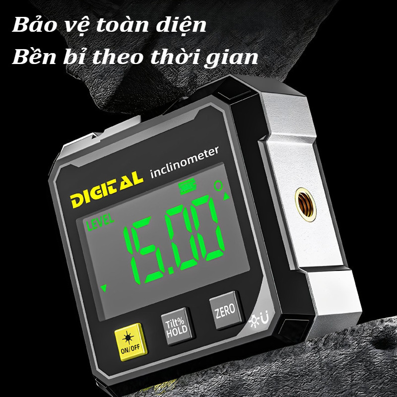 Máy Đo Góc Kỹ Thuật Số 360° - Dụng Cụ Đo Lường Điện Tử Chính Xác Cho Ngành Mộc, Xây Dựng & Cơ Khí