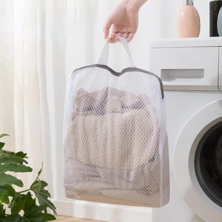 Túi giặt lưới lưới mịn Kích thước lớn Sử dụng tại nhà Quần áo giặt Túi lưới Thích hợp cho đồ lót Đồ lót