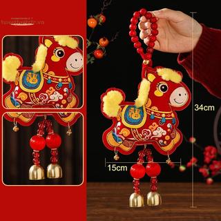 TRTR 2026 Cửa Năm Mới "Fu" Nhân Vật Cung Hoàng Đạo Mặt Dây Chuyền Túi Đựng Tiền Cá Trang Trí Lễ Hội Mùa Xuân Trang Trí Ngựa Năm Lễ Hội Trang Trí Phòng Khách VN