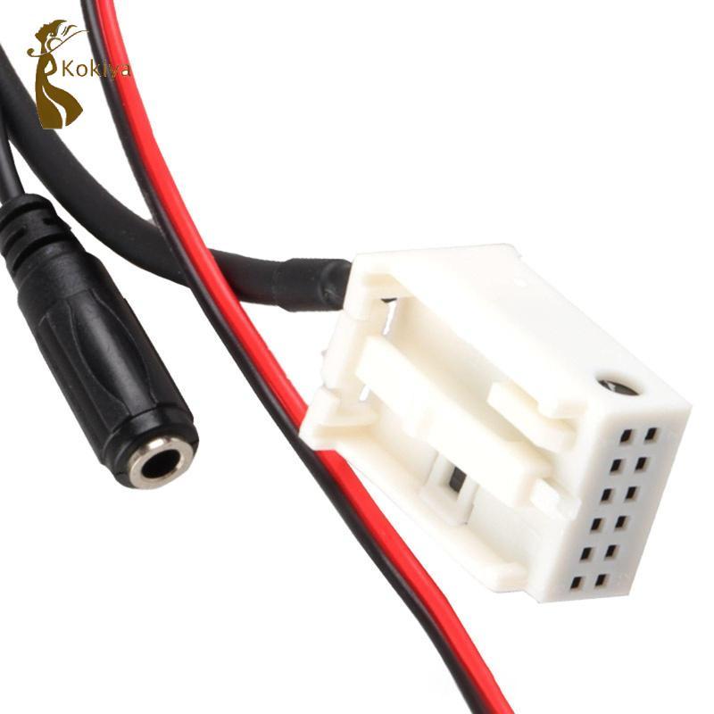 Cáp âm thanh ô tô, Bộ chuyển đổi cáp AUX âm thanh nổi có micrô, Đầu nối 12Pin