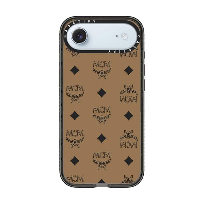 Ốp lưng CASECASE X MCM Visetos - Vỏ tác động hút từ tính cứng trong suốt cho Apple IPhone 12 13 14 15 16 17 Pro Max Air Plus có hộp