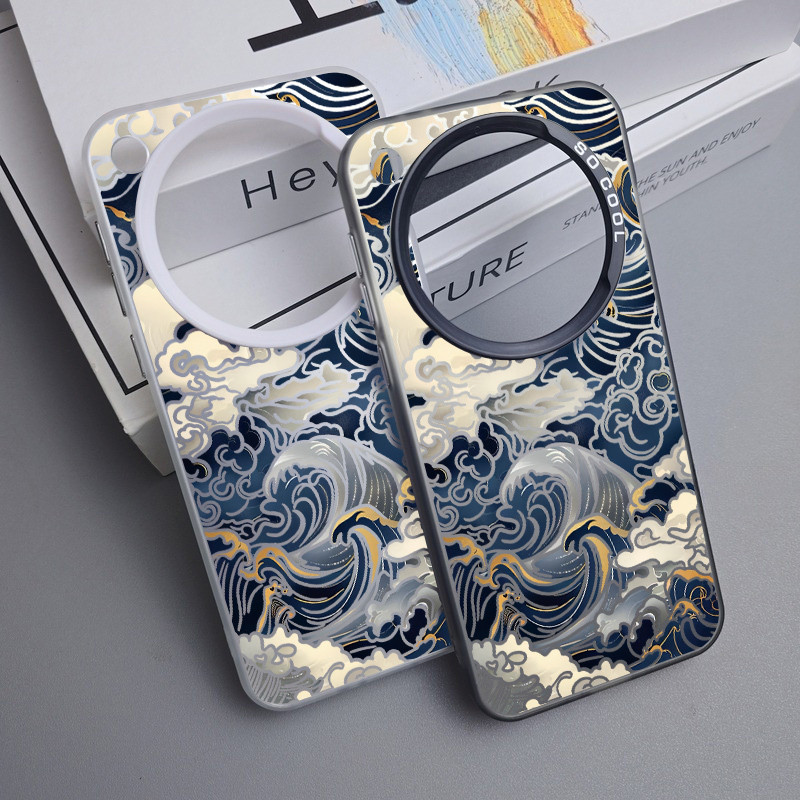 Ốp điện thoại The Great Wave off Kanagawa Micro Matte cho Oppo Find X9 Pro X8 Ultra X8 Pro X8S + Vỏ Oppo chống sốc