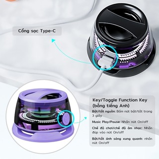 mini Loa Bluetooth Loa Từ Tính Chất Lượng Cao Nhà Loa Siêu Trầm Không Dây Nhỏ Âm Nhạc Ngoài Trời Loa Siêu Trầm LED