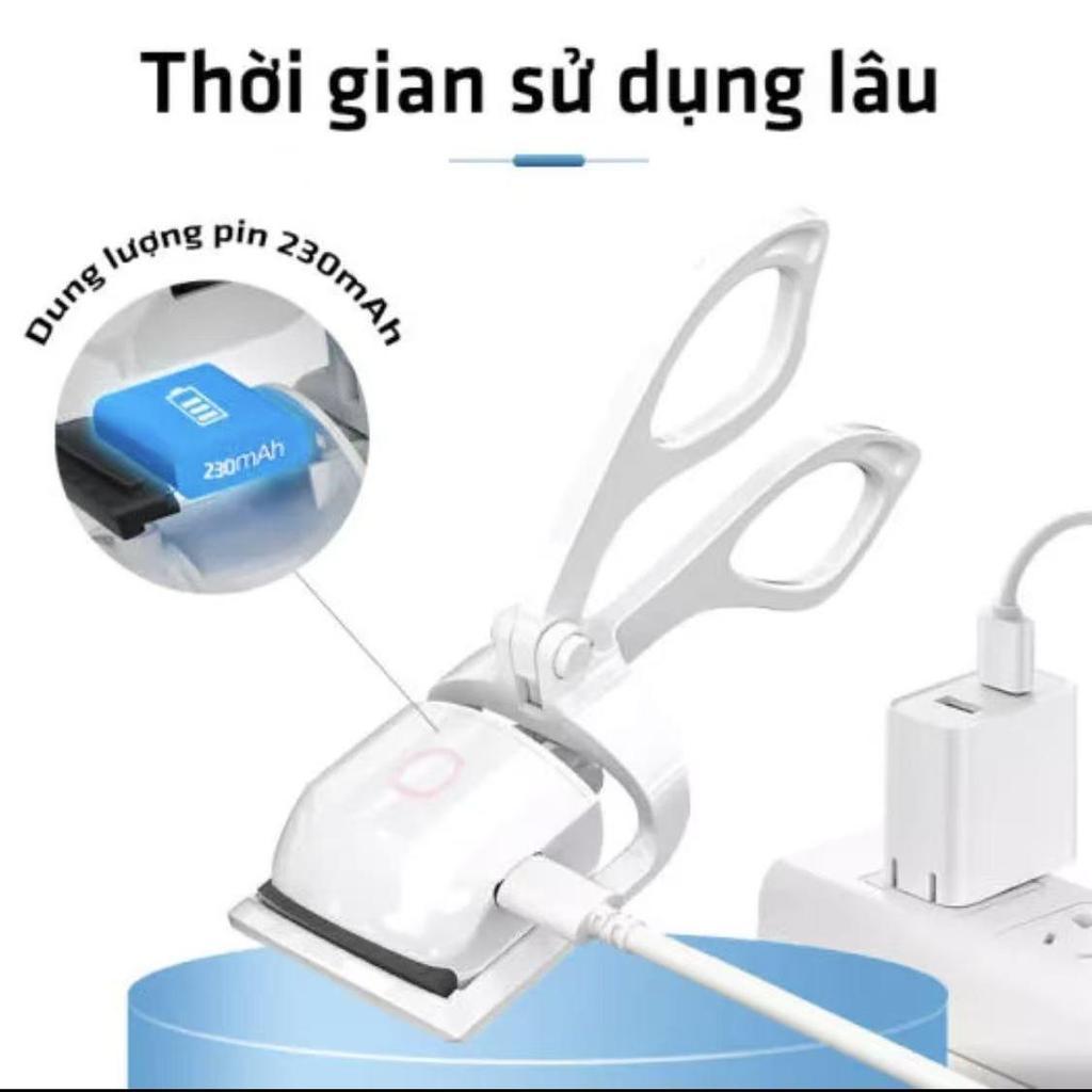 Máy Bấm & Uốn Mi Điện - Làm Dùng Nhiệt - Uốn Mi Cong Đẹp - Dễ Dùng, An Toàn - Phù Hợp Tất Cả Loại Lông Mi