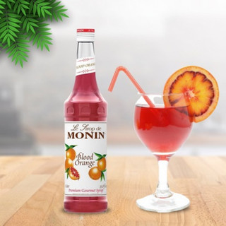 Siro Monin Cam Đỏ Blood Orange 70cl, Nguyên Liệu Pha Chế Chuyên Nghiệp, Syrup Nhập Khẩu Pháp