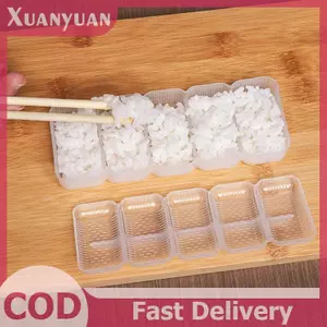 XUAN Di Động Nhật Bản Cuộn Máy Làm Sushi Khuôn Cơm Dụng Cụ Nhà Bếp Máy Làm Sushi Nướng Sushi Bộ Dụng Cụ Làm Cơm Cuộn Khuôn Phụ Kiện Sushi VN