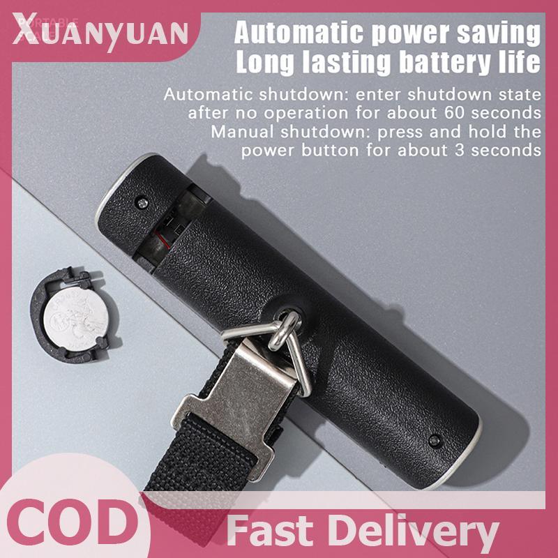 XUAN Gold Star 50KG / 110LB Cân Hành Lý Cân Điện Tử Kỹ Thuật Số Du Lịch Cân Di Động 1PC VN