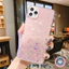 Ốp Điện Thoại Trong Suốt Lấp Lánh Sáng Cho Samsung Galaxy A56 A36 A26 A35 A55 A54 A51 M40S A50 A50S A30S A32 A25 A24 A23 M23 F23 5G 4G Vỏ Điện Thoại Mềm Sang Trọng Dễ Thương Chống Sốc Ốp Lưng