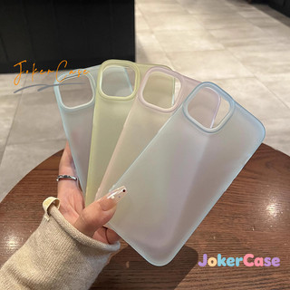 Vỏ Cho IPhone 12 17 14 11 16 15 13 Pro Max 15 14 16 6 6s 7 8 Plus X XS Max XR SE 2020 Cặp Đôi Đơn Giản Vỏ Mềm Chà Màu