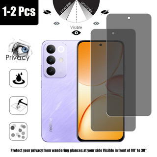 Realme C85 Pro 1-2 Chiếc Kính Cường Lực Chống peeping Bảo Vệ Màn Hình Riêng Tư Cho Realme C75 C75x C71 C63 C65 C67 C55 C53 C71 4G 5G Phim Chống Gián Điệp