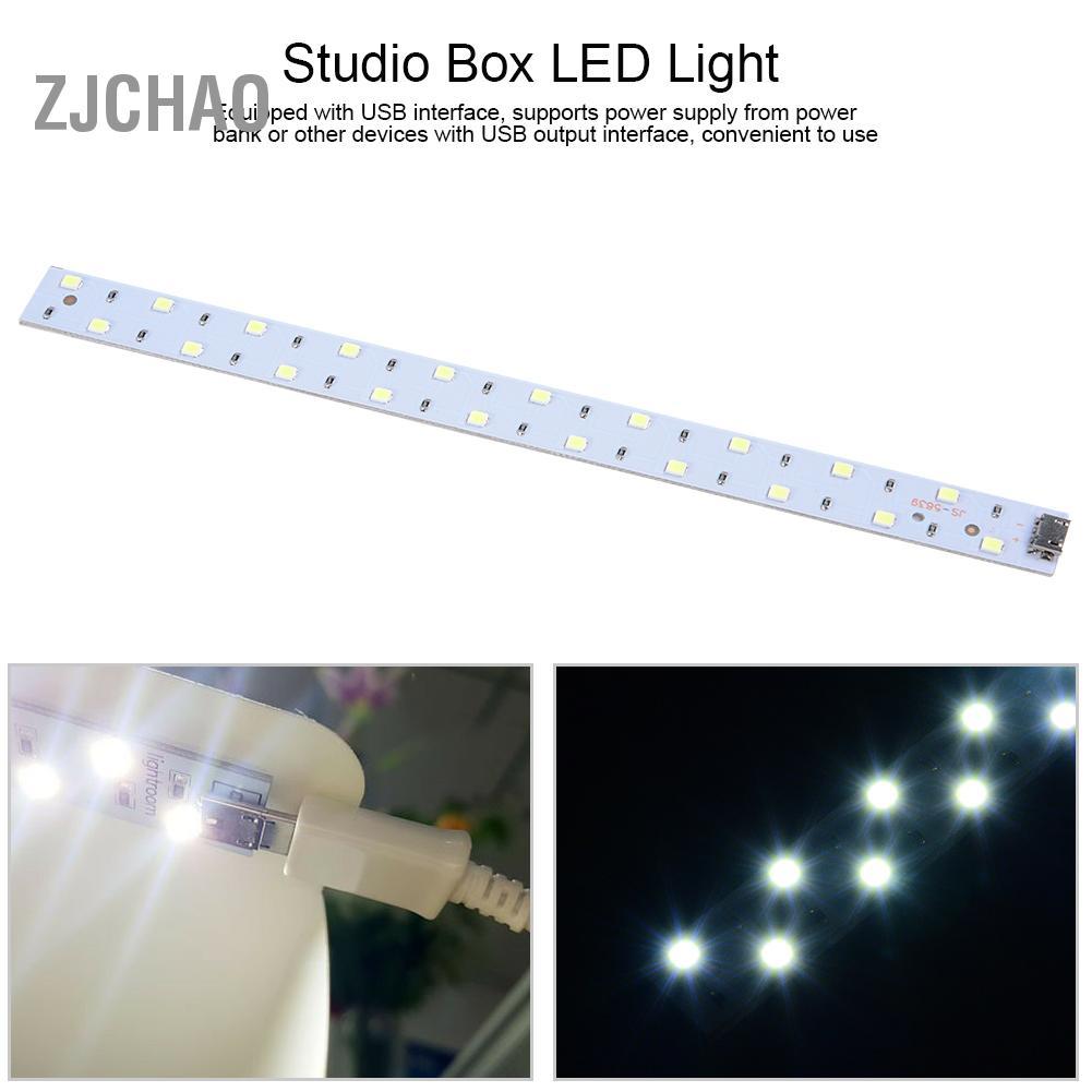Zjchao Studio Box Đèn LED 20 cm/35 cm Mini 6400K Phụ kiện dùng nguồn USB cho Lều chụp ảnh (20 cm)