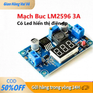 Mạch Hạ Áp LM2596 DC-DC – Có Màn Hình LED, Hỗ Trợ Điện Áp Linh Hoạt