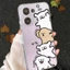 Ốp Điện Thoại Chó Dễ Thương Cho Huawei Pura 90 80 70 ART Pro Plus Ultra Mate 80 Pro Max 70 Pro Plus 60 40 RS 20 Youth Lite Y5 Nova 15 Pro Ultra 5G Vỏ Hoạt Hình Trong Suốt Bìa Mềm
