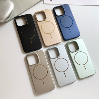 [JLK] Ốp Điện Thoại Từ Tính Siêu Mỏng Cho iPhone Air 17 ProMax 16 15 14 Plus 13 Pro Max Vỏ PC Cứng Chống Sốc