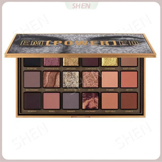 Bảng phấn mắt màu HUDA18 Châu Âu Mỹ Pearlescent Rose Gold Eyeshadow Palette
