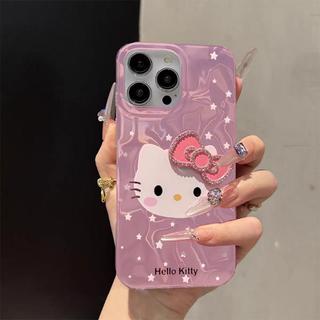Ốp Lưng Hello Kitty Lấp Lánh Nơ Ngôi Sao Cho Vivo Y21D Y31 Y39 Y29T Y19 V50E V50 V40 Lite Y19E V50 Y04 Y04S Y29S Y29 5G 4G Y51 2020 Y31 2021 Cô Gái Điện Thoại Ốp Lưng
