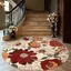 Thảm tròn trải sàn phòng khách nhung nước hoa vintage – thảm trang trí sofa & bàn trà, dễ vệ sinh, nhiều kích thước