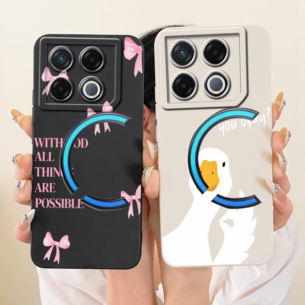 Ốp lưng Infinix GT 20 Pro 5G X6871 Silicone Hoa thời trang sang trọng Kawaii Vỏ điện thoại sơn 2D dễ thương Infinix GT20 Pro