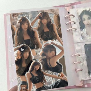 Index A5 Nhựa Trong Bìa Phân Trang Sổ Còng Trang Trí Album Idol Timo VPBL05