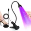 Đèn móng tay Led DWEL UV, Công tắc bàn đạp chân Máy sấy móng đầu có thể điều chỉnh, Đèn sấy móng tay chuyên nghiệp 5W / 3W Nail Salon