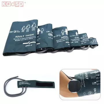 KQdsp Y Tế Người Lớn Huyết Áp Vòng Tay Sơ Sinh Trẻ Sơ Sinh Trẻ Em Vòng Đeo Thắt Lưng Cho Sphygmomanometers NIBP Màn Hình Cuff Ống Đôi