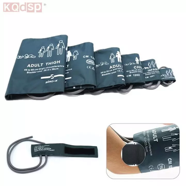 KQdsp Y Tế Người Lớn Huyết Áp Vòng Tay Sơ Sinh Trẻ Sơ Sinh Trẻ Em Vòng Đeo Thắt Lưng Cho Sphygmomanometers NIBP Màn Hình Cuff Ống Đôi